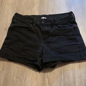 Old Navy Black Denim Shorts